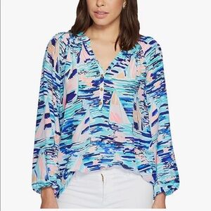 Lilly Pulitzer Elsa Top Multi Pier Pressure Size XXS